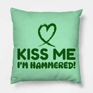 st paddys day kiss me Pillow