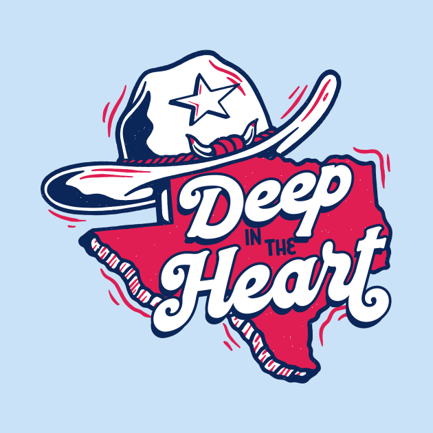 Deep in the Heart of Texas // Vintage Texas Cartoon by SLAG_Creative