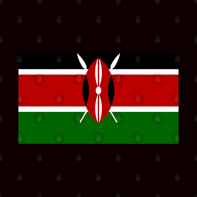 Kenya Flag by Historia