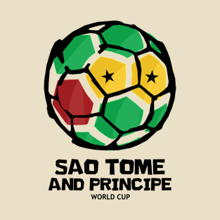 Sao Tome and Principe Football Country Flag T-Shirt