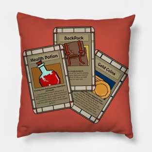 Stack of Trading Cards No 1 - Role Playing Game Pillow