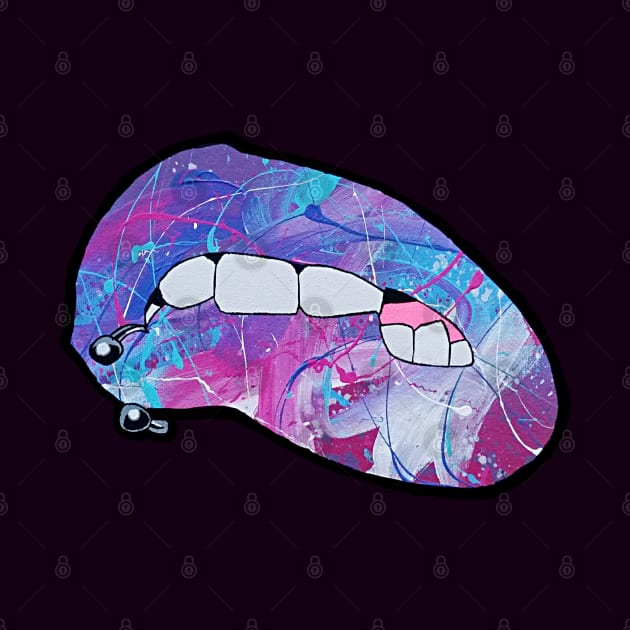 Abstract Lips [ By #ArtIzMuzikForTheEyez ] by ArtIzMuzikForTheEyez