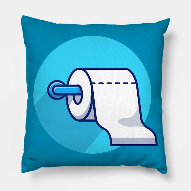 Toilet paper roll carton Pillow by Catalyst Labs