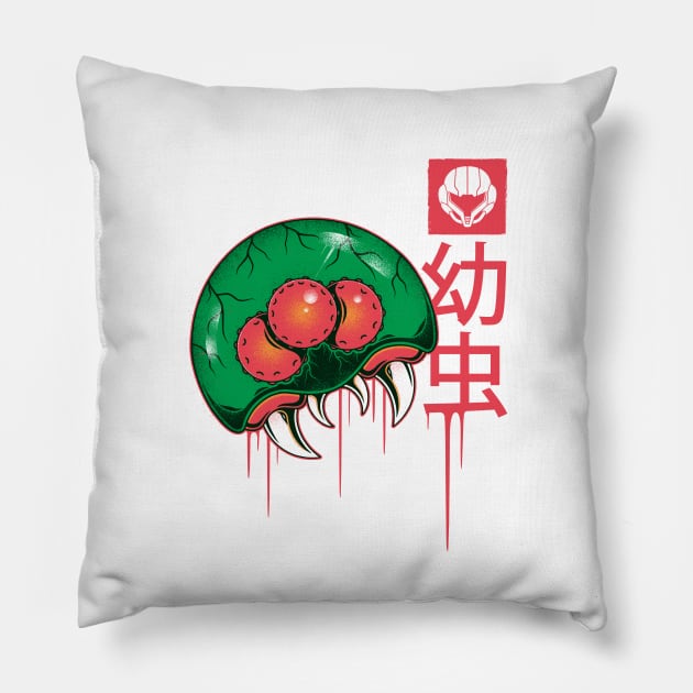 The Larva Pillow by Alundrart