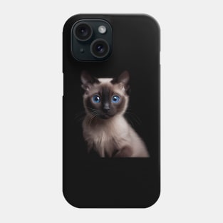 Siamese Cat - A Sweet Gift Idea For All Cat Lovers And Cat Moms Phone Case