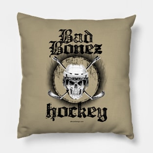Bad Bonez Hockey - funny hockey player Pillow