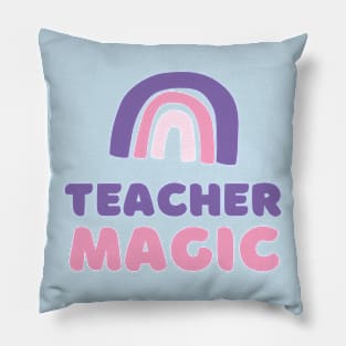 Rainbow Teacher Magic Pillow