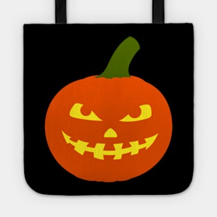 Halloween Funny Scary Smile Pumpkin Face Tote