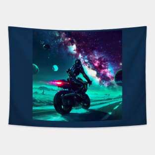 Space Rider: Journey Through Milky Way Tapestry