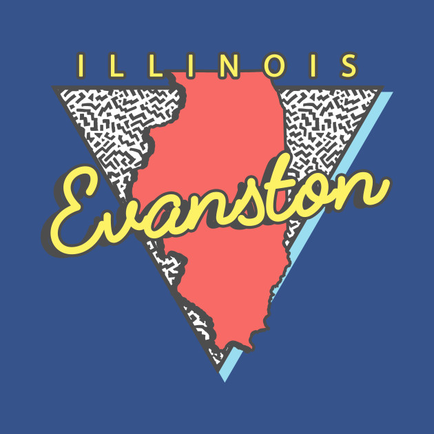 Discover Evanston Illinois Triangle - Evanston - T-Shirt