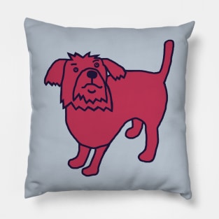 Viva Magenta Color of the Year 2023 Dog Pillow