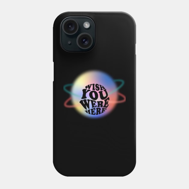 WISH YOU WERE HERE Phone Case by Zvonac