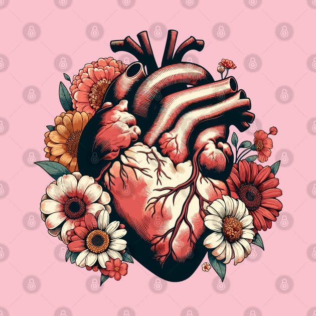 Heart with flowers by Art_Boys