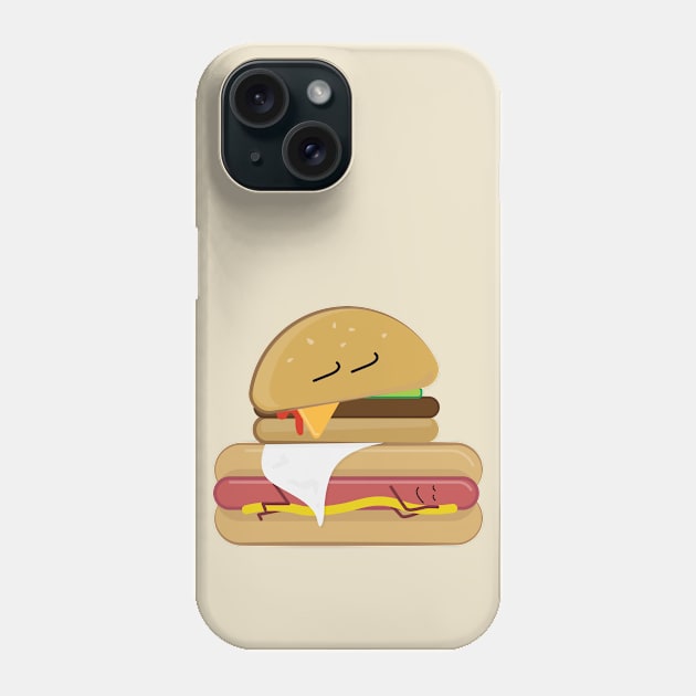 Sleepy Snacks Phone Case by Sanford Studio