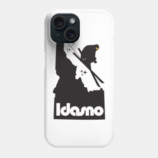 Idasno Skier-Black Phone Case