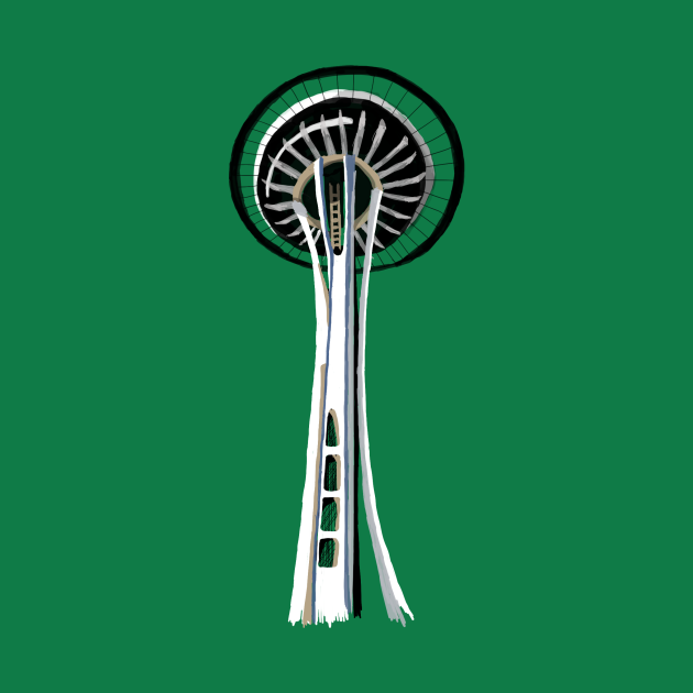 Space Needle Seattle TShirt TeePublic