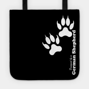 German Shepherd Pawprints Tote