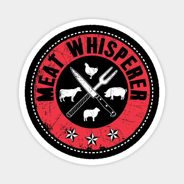 Meat Whisperer Magnet by captainmood