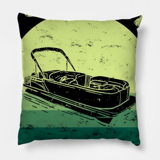 Pontoon Boat Captain Pillow