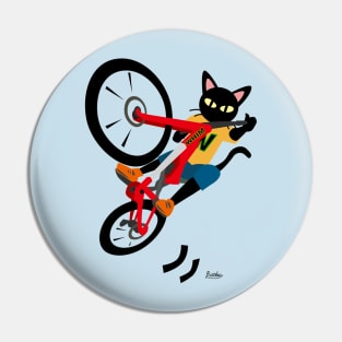 Bike Action Pin