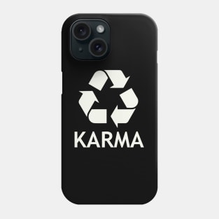 Karma_light lettering Phone Case
