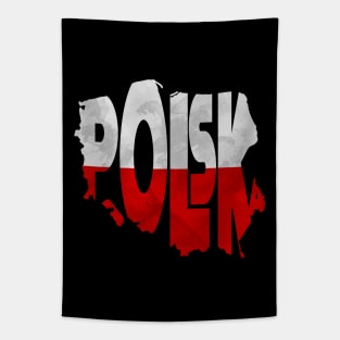 Poland Typo Map Tapestry