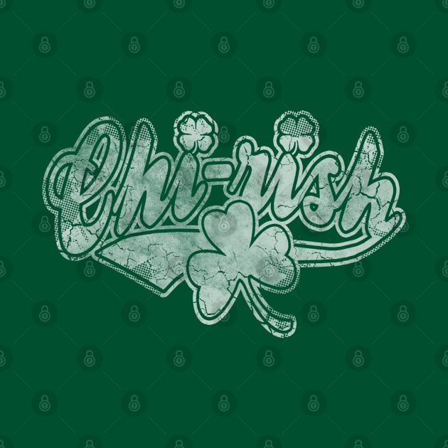 Vintage Retro Chi-rish St Patricks day by E