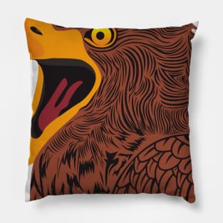 Angry Eagle Pillow