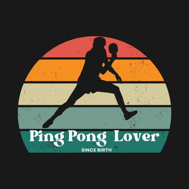 Retro Table Tennis Pro Tee - Rally Master by SakuraInsights