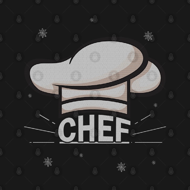 Knitted Ugly Sweater Design Chef Chef Head Chef T-Shirt Sweater Hoodie Iphone Samsung Phone Case Coffee Mug Tablet Case Gift by giftideas