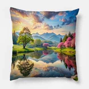 Explore Dream Discover Nature Photograpy Pillow