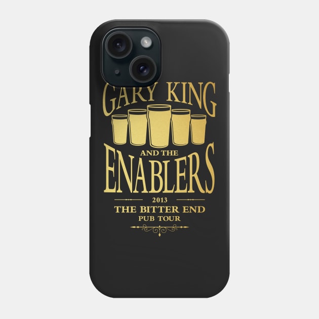 Gary King and the Enablers Phone Case by Byway Design