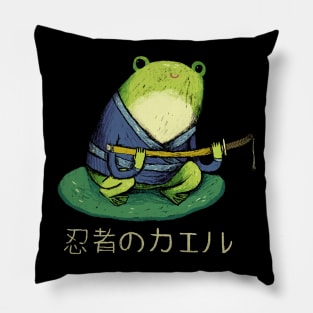 ninja frog Pillow