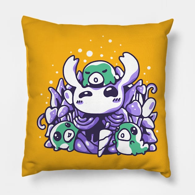 Grubs protector Pillow by evasinmas