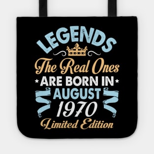 Legends The Real Ones Are Born In August 1960 Happy Birthday 60 Years Old Limited Edition Tote