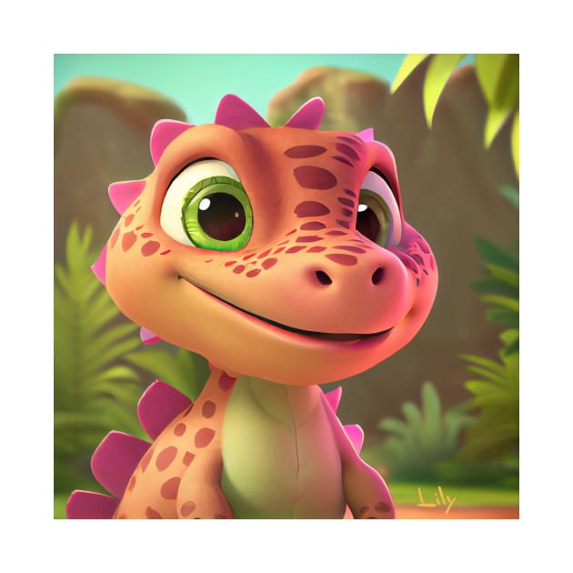 Baby Dinosaur Dino Bambino - Lily by KOTOdesign