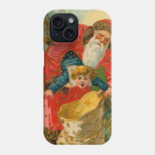 Vintage Santa Christmas Funny Phone Case