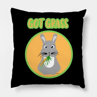 got grass-bunny Pillow