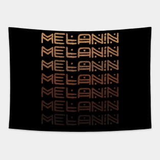 Melanin shades africa lettering Tapestry