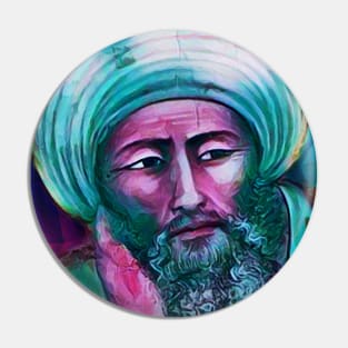 Averroes Portrait | Averroes Artwork 4 Pin