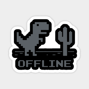 Offline T-Rex Runner Magnet