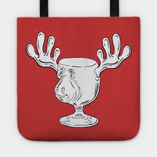 Funny Christmas Moose Mug Tote