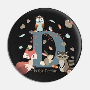 D is for Declan...... personalised children’s gifts Pin