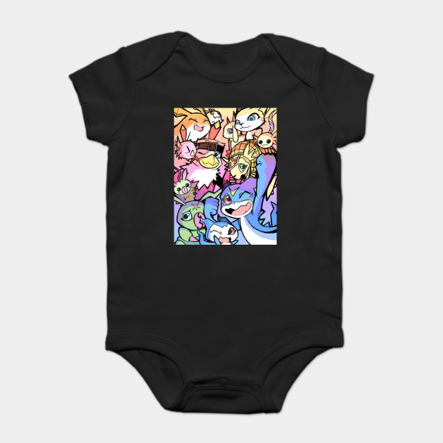 Get Wallpaper Digimon Adventure 2 Digimon Onesie Teepublic For iPhone