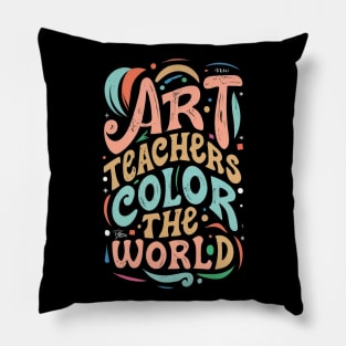 Art Teachers Retro Pillow