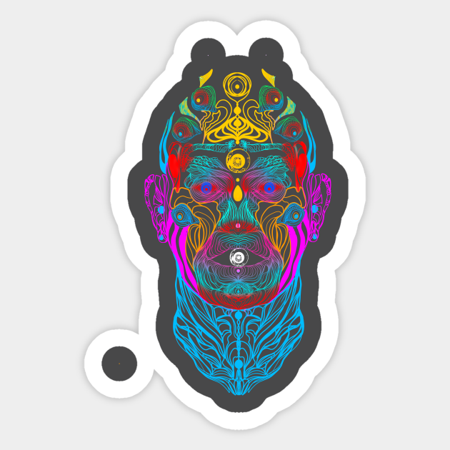 lsd human nature - Trippy - Sticker