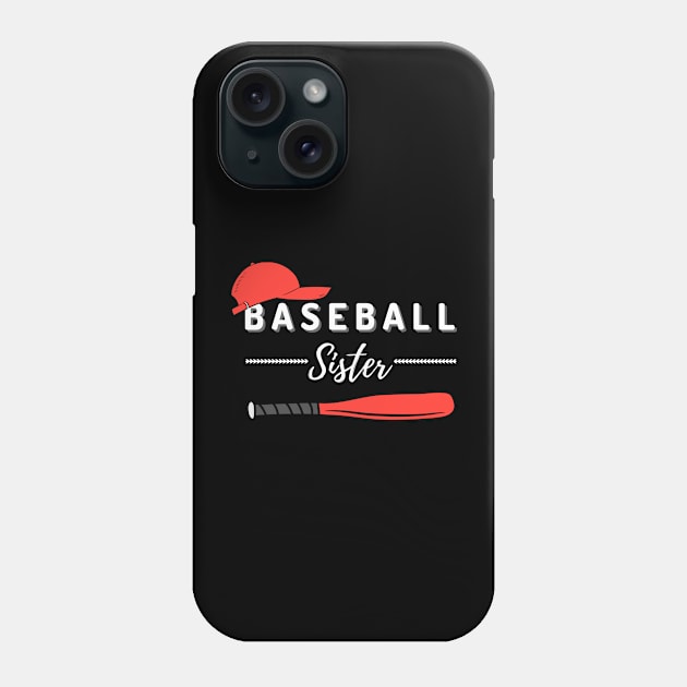 Baseball Sister Phone Case by Qibar Design