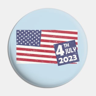 4th of July 2023 Pin