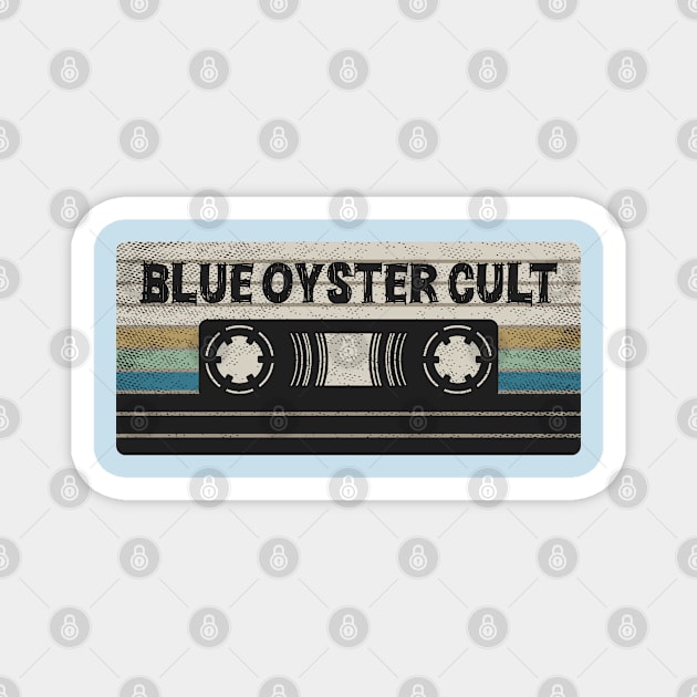 Blue Oyster Cult Mix Tape Magnet by getinsideart