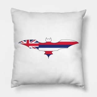 Hawaiian Bat Flag Pillow